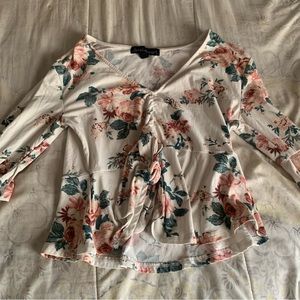 Floral crop top
